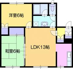 クレストール池倉弐番館の間取り