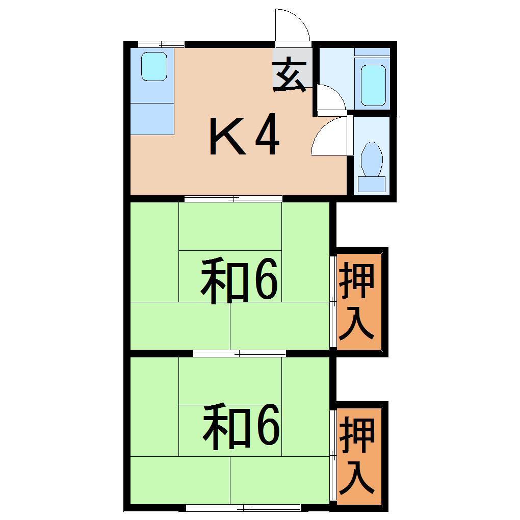 東浜ハイツの間取り