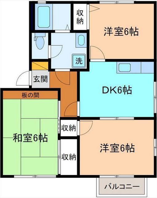 ソフィア成町　D棟D棟の間取り