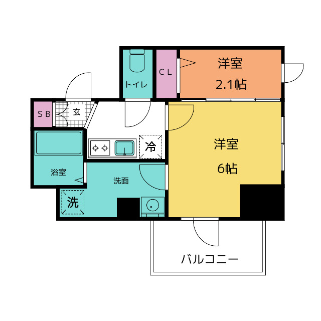 エスリード上前津セレーノの間取り