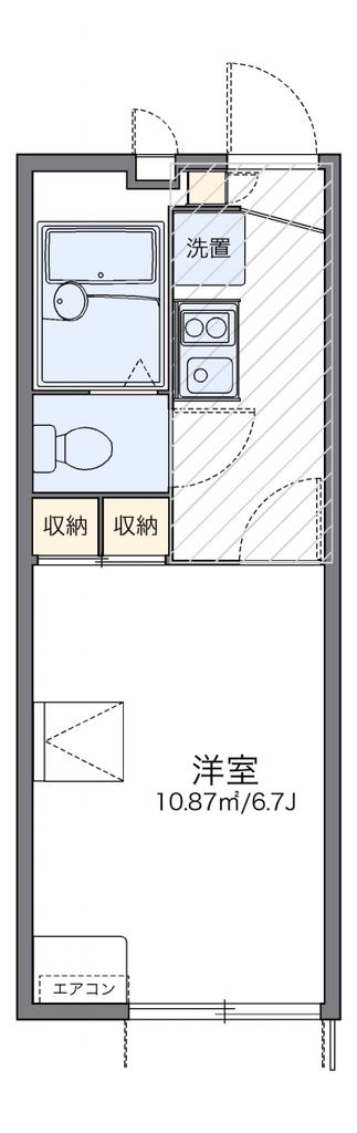 レオパレスブランフィルの間取り