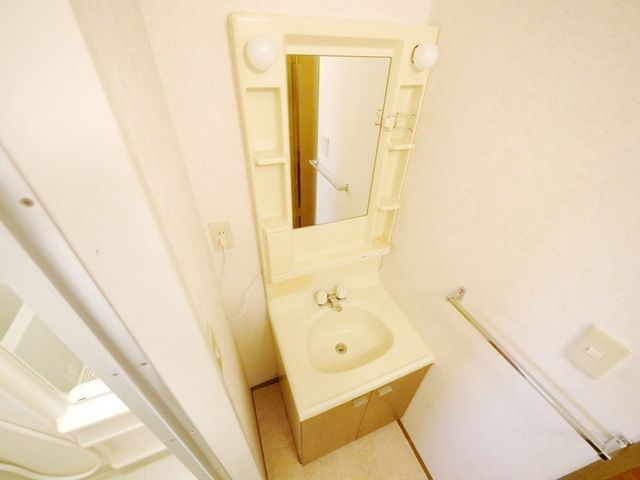 【入間市大字下藤沢のアパートの洗面設備】