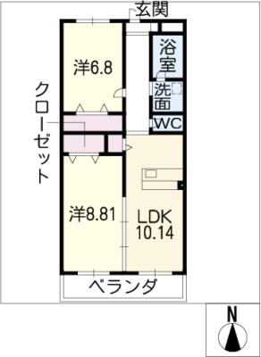 キャッスルヒルズの間取り