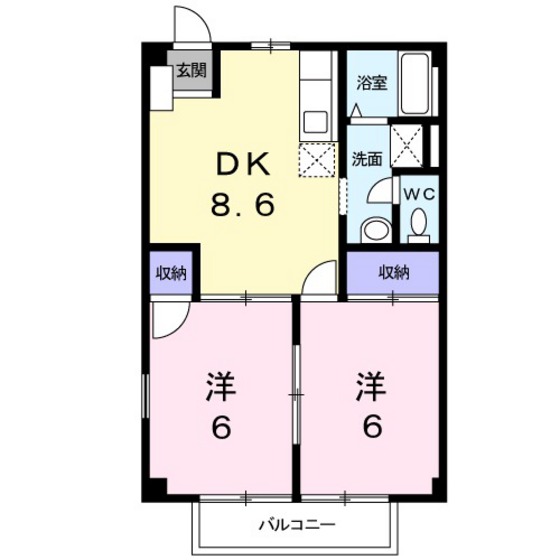 サザンウインドの間取り