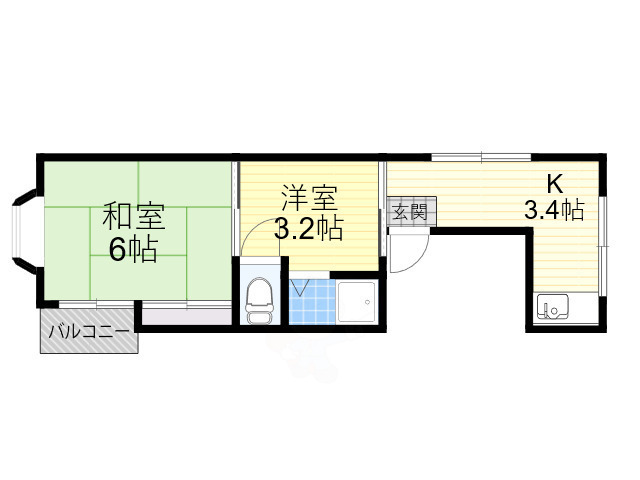 【ヒューマンプラザC棟の間取り】