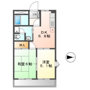 レインボークドウの間取り