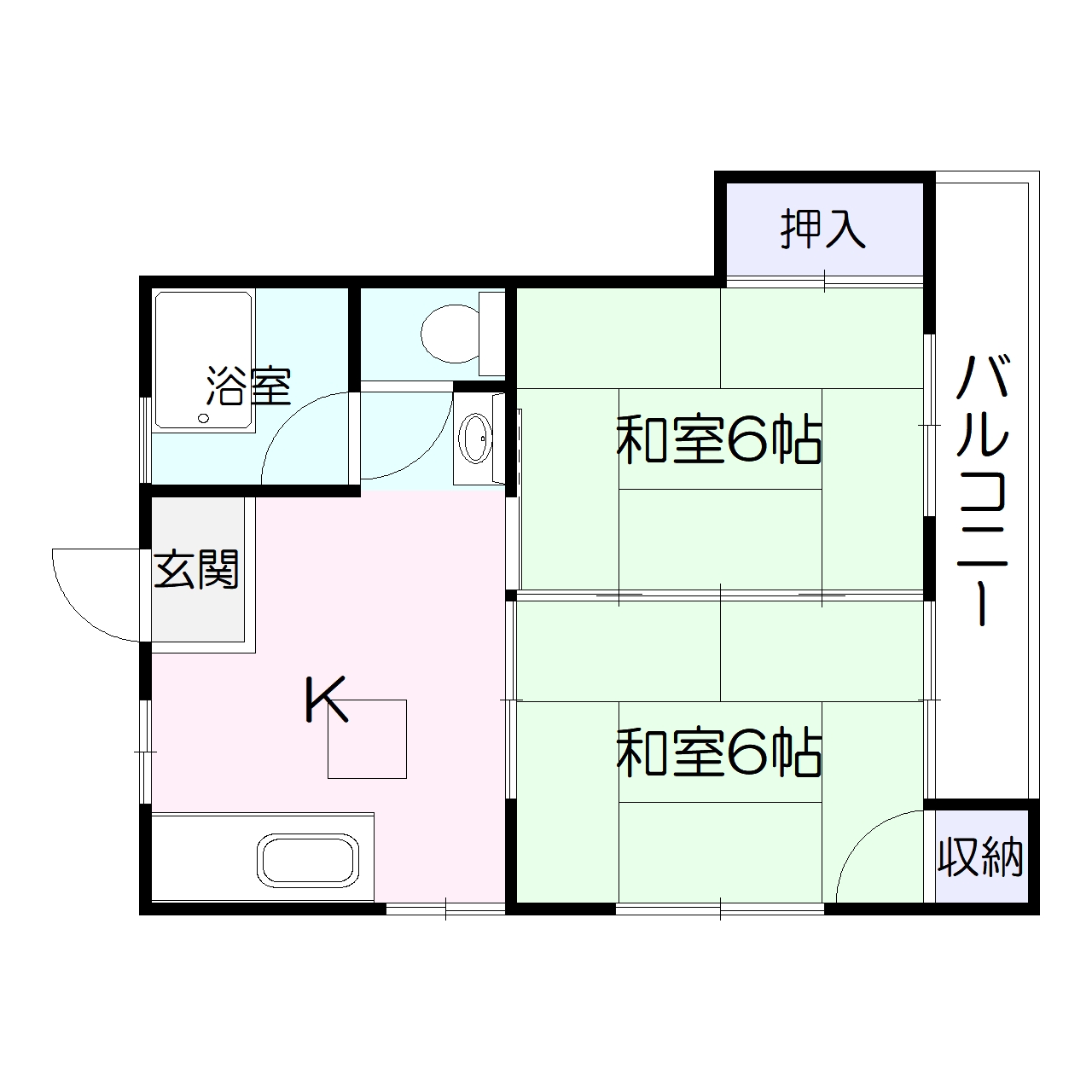 日枝ノ杜コーポの間取り