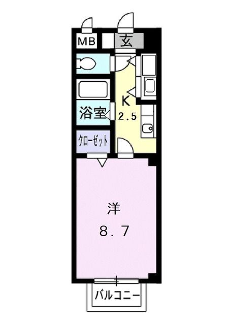 ベル　クールの間取り