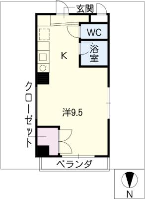 大口平和マンションの間取り