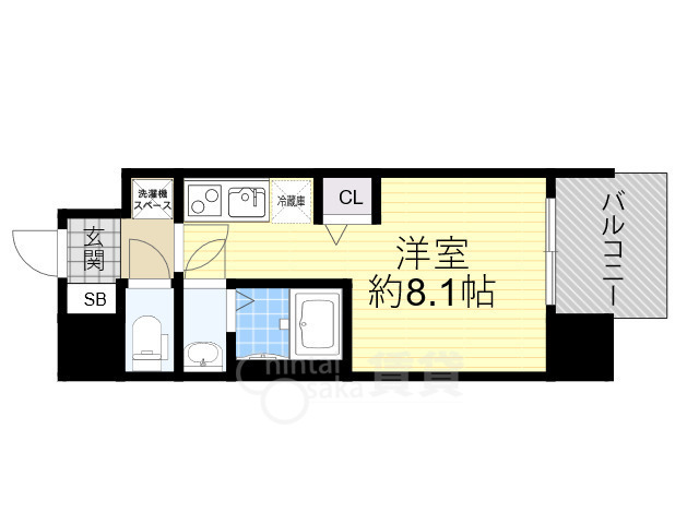 セレニテ十三ミラクの間取り