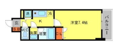 アーバネックス大阪城WESTの間取り