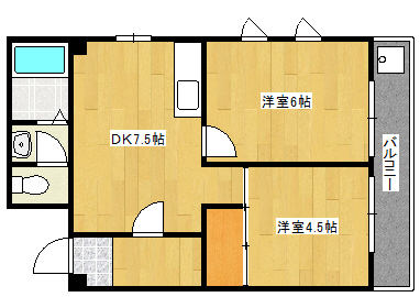 エスパレス六甲の間取り