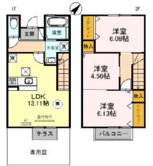 アローインの間取り