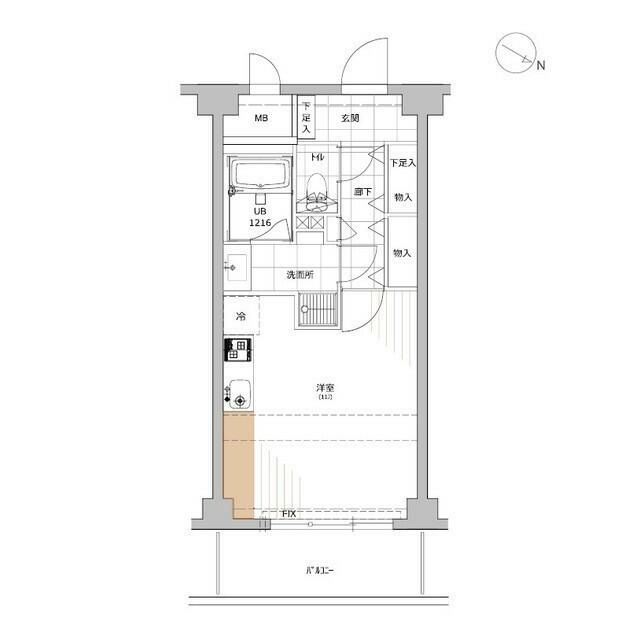 【シティテラス田町の間取り】