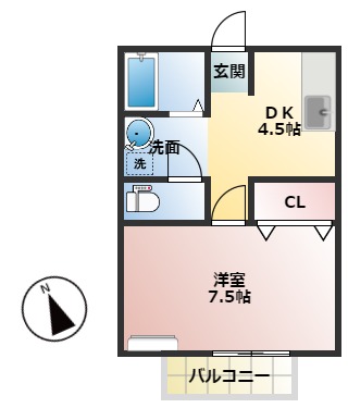 グリーンヒル金指Ａの間取り