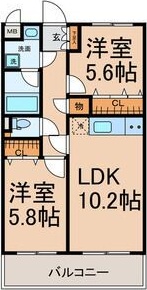 SUNNY COURT MARUTAKA 2の間取り