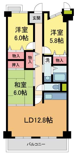 ヴィオレット宝塚の間取り