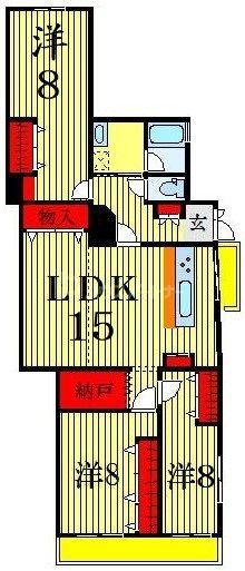 葛飾区青戸のマンションの間取り