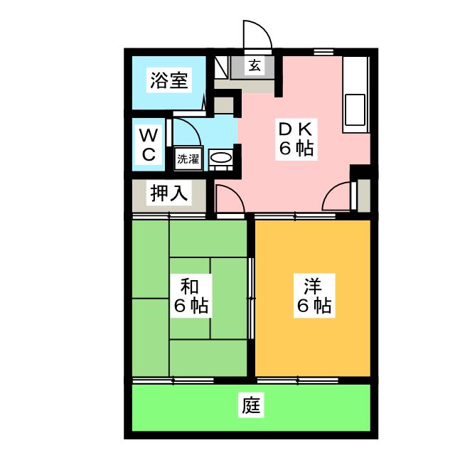 サンハイツ栄　Ａの間取り