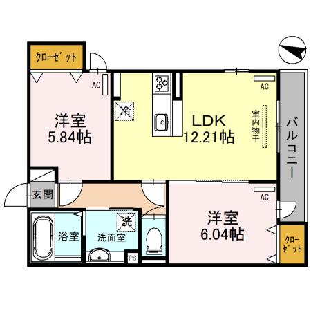 FORBITO　MOZUの間取り