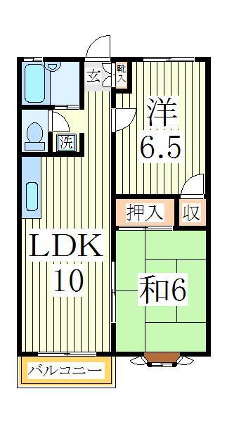 ロジュマン我孫子の間取り