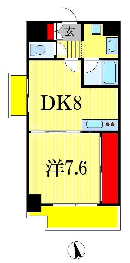 プルミエファヴールの間取り