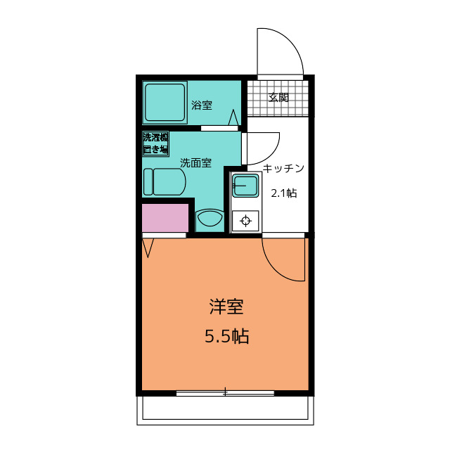 アザーレ・Ｔの間取り