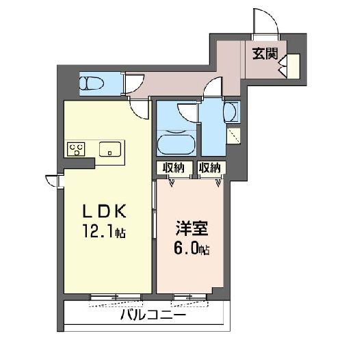 シャーメゾン湘南茅ヶ崎の間取り写真