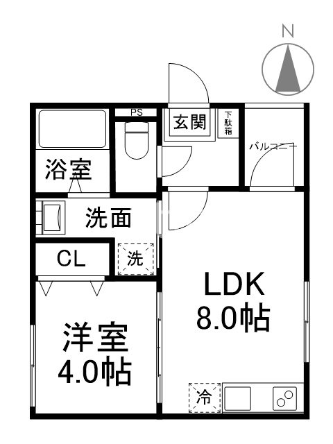 KRAM椥辻の間取り