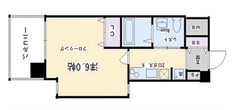 エストーネ京都二条の間取り