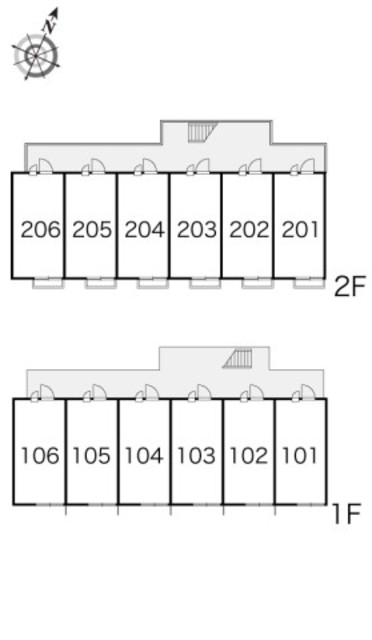 【相模原市南区新戸のアパートのロビー】