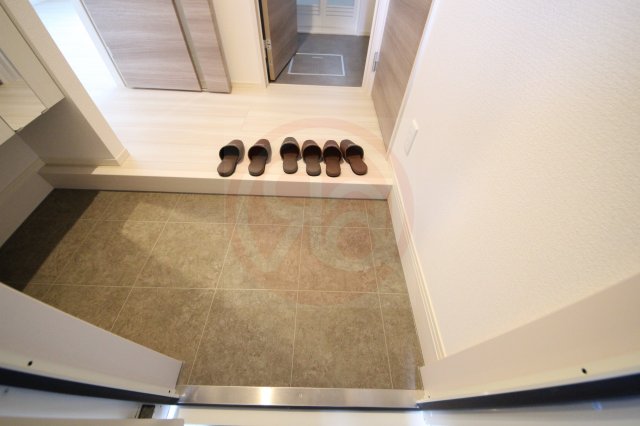 玄関　収納もある玄関です