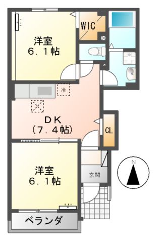 メリオルの間取り