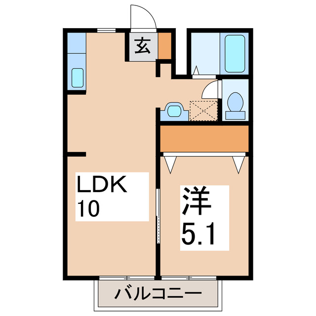 クレッシェンドの間取り