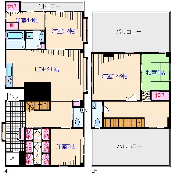 パフィン755の間取り