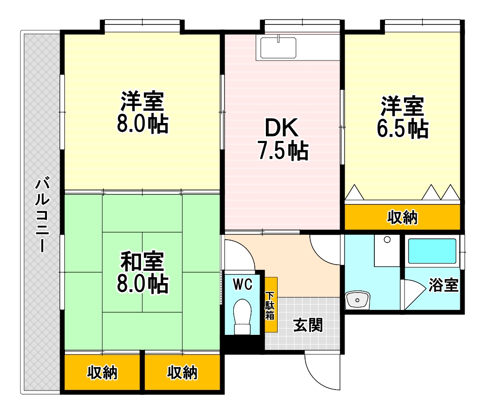 レジデンス木村4-12の間取り