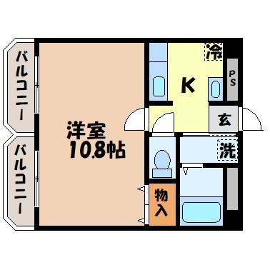 Rコート長崎の間取り