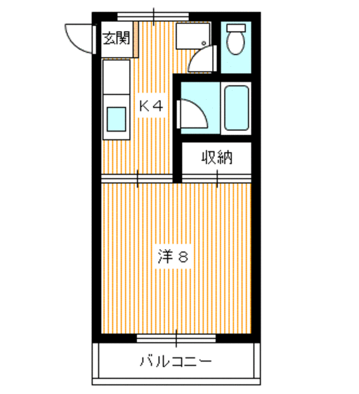 吉見ハイツの間取り