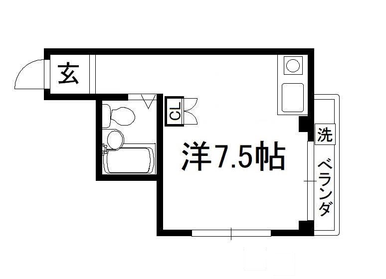 築山マンションの間取り