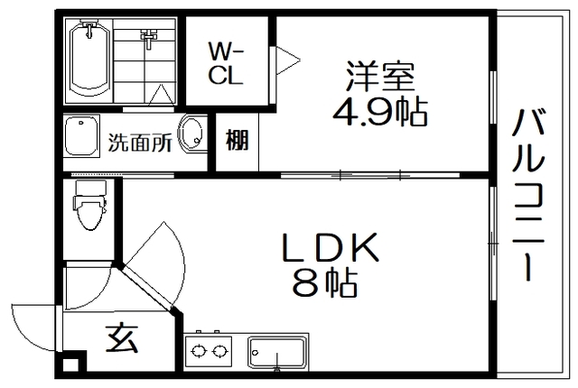 吉泉さくらマンションの間取り