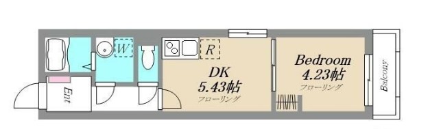 【北区浮間のマンションの間取り】