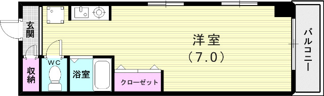 ハッピーコート垂水の間取り