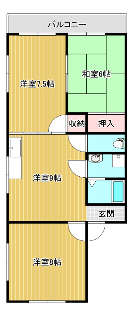 ロイヤルサルートの間取り