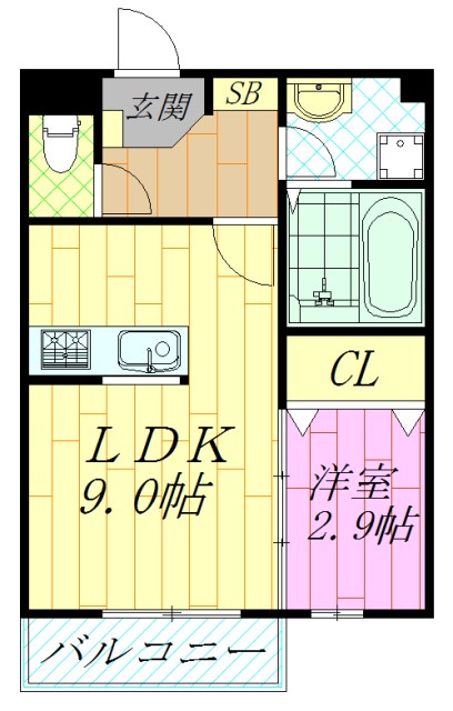 ベイブランシュの間取り