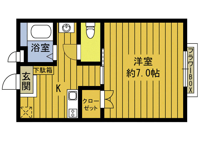 サニーコートふじみの間取り