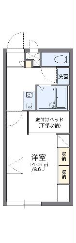 レオパレス新別府の間取り