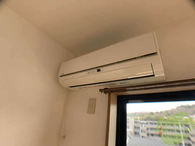 その他設備　エアコンが設置してありますので、寒暖対策もばっちり。