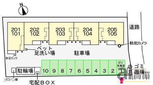 駐車場　間取図