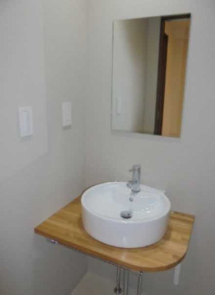 洗面設備　※別部屋参考