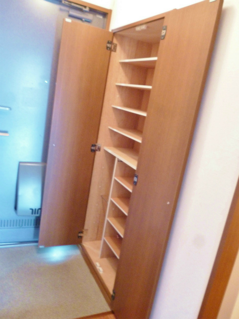 収納　靴も沢山収納できます。